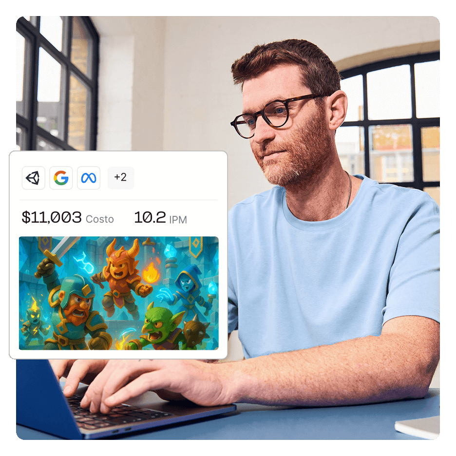 Transforma la intuición creativa en datos de crecimiento